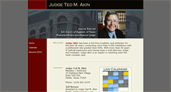 Desktop Screenshot of judgeakin.com